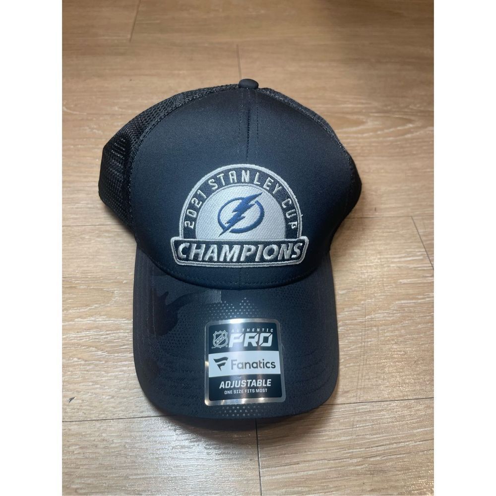 Fanatics Tampa Bay Lightning 2021 Stanley Cup Hat NWOT - Picture 2 of 8